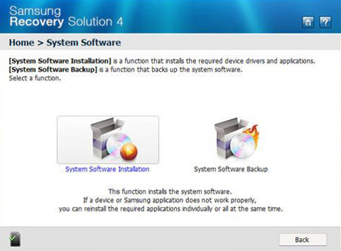 samsung recovery solution
